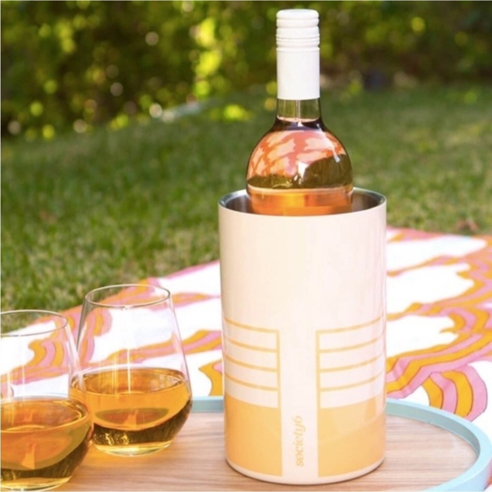 Society6 Stainless steel wine chiller New in box